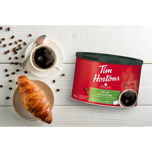 Tim Horton's Decaf, Ground Coffee, 640g {Imported from Canada}