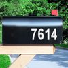 Reflective Mailbox Numbers Sticker Decal Die Cut Classic Style Vinyl Waterproof Number Self Adhesive 5 Sets (3" x 5 set) for Signs, Door, Cars, Trucks, Home, Business, Address Number (3inch, 5 sets)