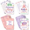Big Dot of Happiness Pajama Slumber Party - 4 Girls Sleepover Birthday Party Games - 10 Cards Each - Gamerific Bundle