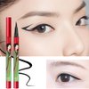 LUOZI Waterproof Eyeliner Does not Smudge, Long-lasting Soft Hair, Quick-drying, Fine-grained Head (Black+Brown)