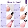 Gellen Nail Dehydrator and Primer, Acid-Free Nail Prep Dehydrate and Bond Primer for Long-lasting Acrylic Powder UV Gel Polish Press-on Nails, Fast Air Dry Strong Adhesion Nail Art Must Have Kit