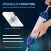 Orion Motor Tech Oil Extractor Pump, 350mL Fluid Extractor and Dispenser for Transmission Brake Fluid Steering Gear Oil Engine Oil Change, Syringe Oil Pump Extractor Fluid Pump Evacuator with 3 Hoses