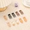 40 Pcs Double Grip Hair Clips, Sightor Metal Snap Hair Clips Hair Barrettes for Women Hair Making Salon Supplies Hair Accessories (Multicolor)