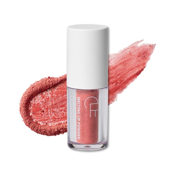 CLE Cosmetics Lip Powder, Beauty and Makeup Essential that Turns Powder to Tint when Applied as Lip Stain, Lip Tint or on Cheeks and Eyes, Long-lasting, Matte Finish - Lady Guava, 0.07 oz