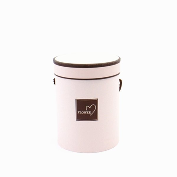 BBJ WRAPS Gift Packaging Paper Box Decorating Round Pink Florist Box 1 Pcs (Pink)