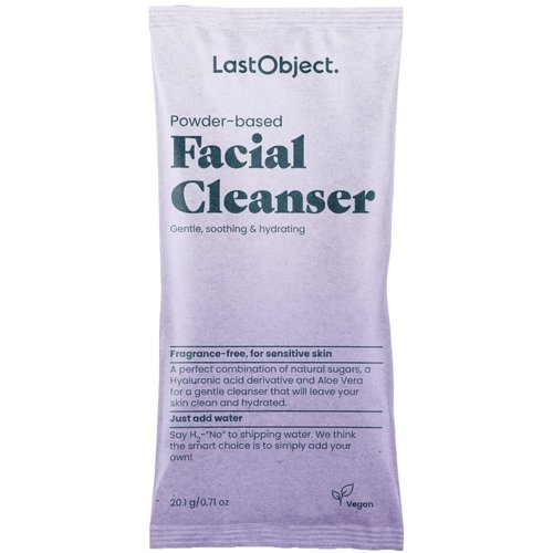 LastObject Facial Cleanser Refill - Contains Trehalose, Hyaluronic Acid, and Aloe Vera - Hydrating Skin Cleaning Agent with Portable Dispenser - for All Skin Types - 2 Refills