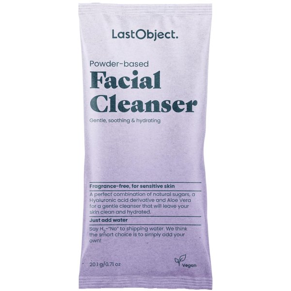LastObject Facial Cleanser Refill - Contains Trehalose, Hyaluronic Acid, and Aloe Vera - Hydrating Skin Cleaning Agent with Portable Dispenser - for All Skin Types - 2 Refills