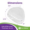 Premium Gel Ball of Foot Cushions - Reusable Clear Gel Metatarsal Pads - Foot Pain Relief - 1/8 Inch - 2 Pair