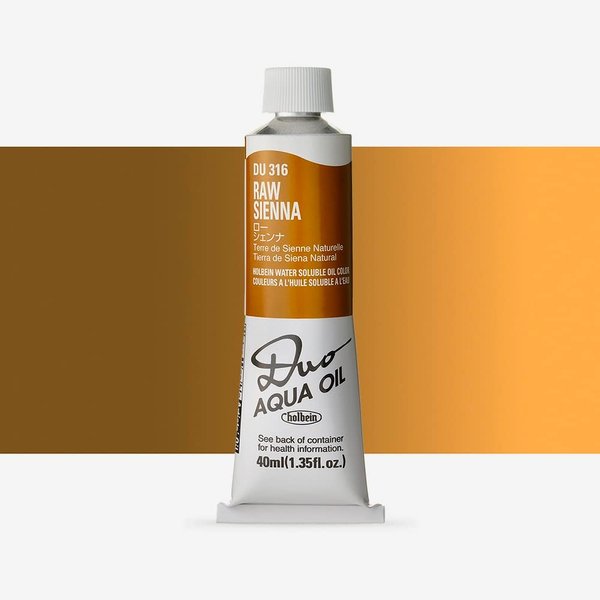 Holbein Duo Aqua Oil Raw Sienna (A) 40ml