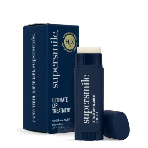 Supersmile Ultimate Lip Treatment - Healing for Dry, Cracked Lips - Nourishing Lip Balm with Collagen & Shea Butter - Hydrating Lip Plumper & Soothing Lip Moisturizer