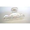 Generic Clear transparent iridescent design hair claw clip for long fine hair