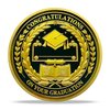 Graduation Cap Challenge Coin | Congratulation on Your Graduation Milestone Commemorative Token | Ideal Graduation Present for Students Completing Their Education Journey