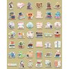 100 Pcs Book Stickers for Kindle, Bookish Reading Stickers for Water Bottle Laptop, Book Lovers Stickers Gifts for Kids Teens Adults