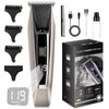 Hair Clippers for Men Professional, Cordless Beard Trimmer for Men, LED Display Rechargeable Hair Clippers Trimmer for Men Grooming Kit, Electric Hair Clippers for Barbers Haircut, Beard Cutting