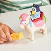 Bluey Multicolor Small Acrylonitrile Butadiene Styrene and Polyvinyl Chloride Articulated Toy Figure Playset with 2.5-3 Inch Unipony Figure