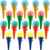 Haconba 18 Pack 7 Inch Ice Cream Shooters Toy Ice Cream Launcher Cone Sponge Ball for Carnival Prizes Goody Bag Fillers Party Favors