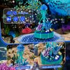 Sea Creature Collections Jellyfish Building Sets with Seaweed and Coral, 10101 Sea Animal Building Kits for Adults and Kid Boys Girls 8 9 10, 405 PCS Natural Style Ocean STEM Toy Music Box with Lights