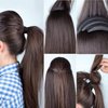 10 Pieces Bump Up Hair Accessories Volume Insert Set Styling Insert Braid Tool Bump It Up Volume Hair Comb Hair Bump Base for Women Girls (Black, Brown)