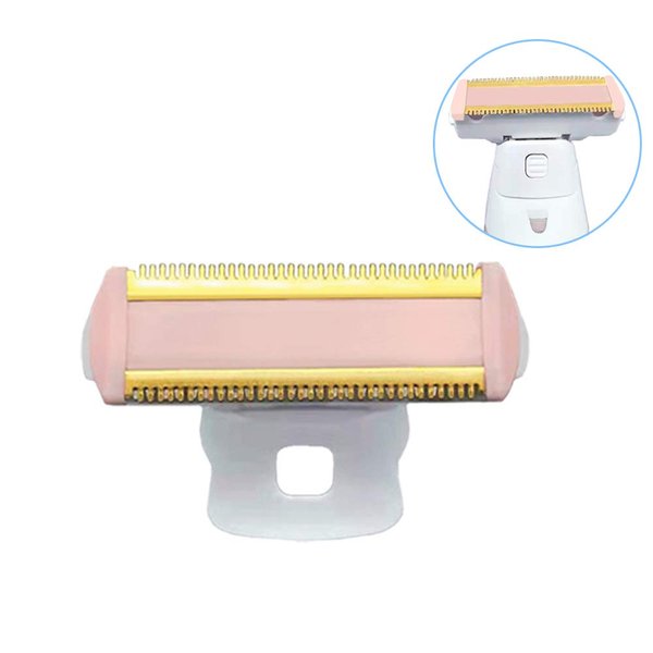 6PCS Shaver Replacement Heads Compatible with Perfect Finishing Touch Flawless Body Rechargeable Ladies Shaver Blades (Shaver Head 6PCS + velvet Bag + 2 Brushes)