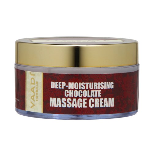 Vaadi Herbals Massage Cream - All Natural Herbal Cream - 50 Grams - (Deep-Moisturising Chocolate Massage Cream)