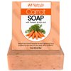 Carrot Soap for Skin Brightening – Natural Carrot Soap Bar for Spots on Face, Body, Neck, Underarm – Carotene Reduces Acne, Brightens Scars, & Evens Skin Tone – Kojic Acid Glow Bar Made in USA