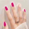 VENALISA 15ml Hot Pink Gel Nail Polish, Bright Neon Pink Gel Polish Summer Color Soak Off UV LED Nail Gel Polish Nail Art Starter Manicure Salon DIY at Home, 0.53 OZ