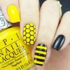 Whats Up Nails - Honeycomb Nail Vinyl Stencils for Nail Art Design (1 Sheet, 12 Stencils)