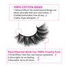 SY SHUYING 18mm Mink Lashes 3D Real Mink Eyelashes Cat Eye Fluffy Cross False Eyelashes Wispy Soft Reusable Luxury Volume 5D Fake Eyelashes (Star, 4 Pairs)
