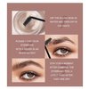 AMAKO eyebrow cream wild eyebrows do not smudge styling pencil gel Europe and the United States eyebrow styling cream solid gel white eyebrow cream eyebrow pencil professional eye makeup (02#Brown)