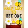 JeVenis Half way to Bee One Decoration Bee Half Birthday Decoration Half Way To One Decoration Half Birthday Decoration Half Birthday Balloons Half Birthday Party Supplies