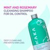 Maka Capillary Health Mint and Rosemary Cleansing Shampoo Oil Control, Sulfate and Salt-Free Organic Shampoo for Hair Growth, 16 Fl Oz.
