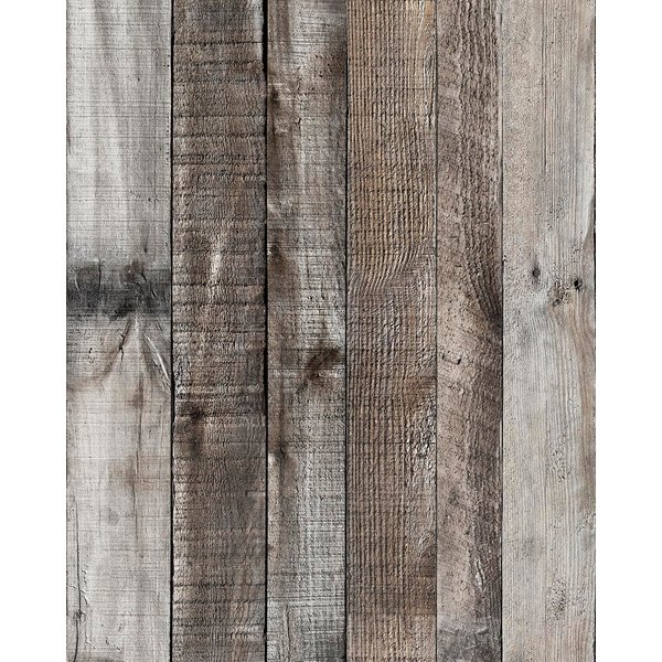 Livebor Dark Gray Wood Wallpaper Peel and Stick Wallpaper 17.7inch x 118.1inch Shiplap Wallpaper Peel and Stick Modern Wallpaper Faux Wood Plank Contact Paper Stick on Wallpaper Self Adhesive Decor