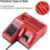 Swidan M12 & M18 Li-ion Battery Charger Replacement for Milwaukee M18 M12 XC 12V-18V 48-11-2420 48-11-2440 48-11-1820 48-11-1840 48-11-1850 48-11-2401 48-11-1890