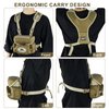xaegistac Binocular Harness,Comfortable Bino Harness Chest Pack with Adjustable Strap,Lightweight Binocular Case Great for Hunting and Shooting