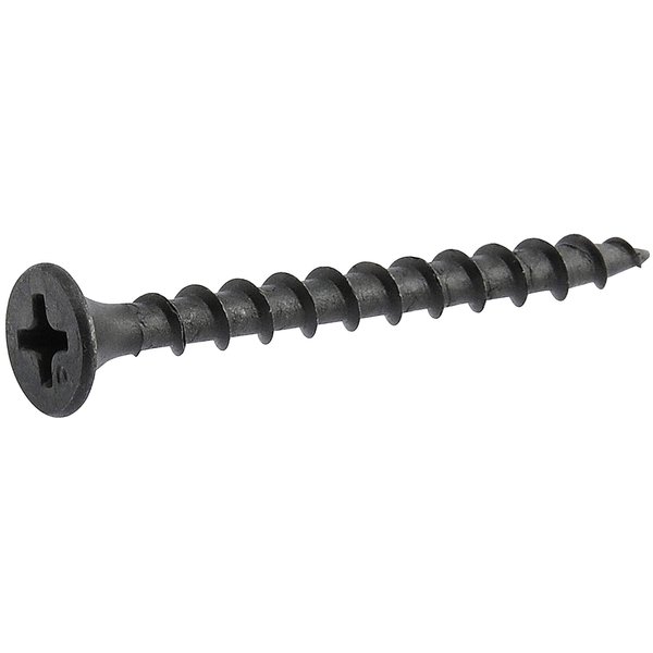 The Hillman Group 47663 TRV195850 Coarse Thread Drywall Screw, 6 x 1-5/8", Black, 221 Pieces