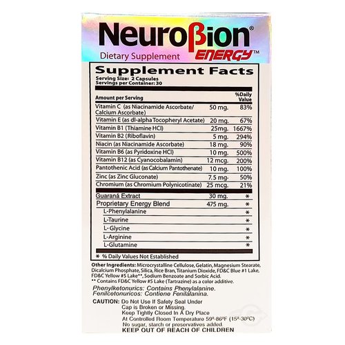 Neurobion, Energy Amino Acids, 60 Count (Pack of 3)