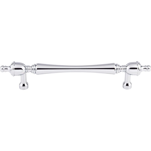 Somerset Finial Cabinet Pull - 7" Center-to-Center in Polished Chrome