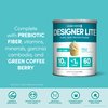 Designer Wellness, Designer Lite, Low Calorie Natural Protein, Prebiotic Fiber, Key Vitamins & Minerals, Vanilla Cupcake, 9.03 Ounces