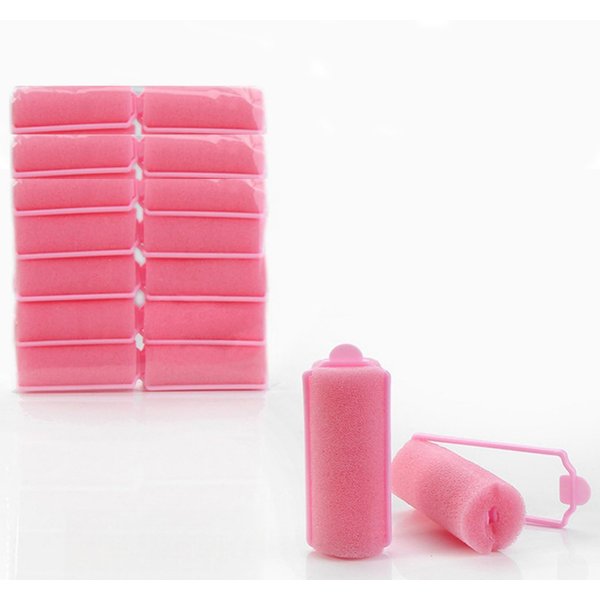Hufopik 14 PCS Small Foam Hair Rollers - (5/8 in)-Hair Curlers no Heat -For Fine Thin Hair, Hair Curlers To Sleep In For Short Hair, No Damage To Hair