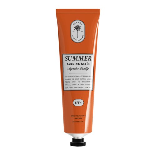 Summer Gelée SPF 4 – Hydrating Tanning Gel – Moisturizing, Quick Absorb for Faster, Darker Tan with UVA/UVB Protection – 3.12 FL OZ (1 Pack)