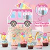Lonfliness 132Pcs Ice Cream Party Decorations Set Ice Cream Party Supplies Tableware Kit Ice Cream Paper Plates, Napkins, Tablecloth,Banner for Kids Girls for Party , Birthday, Baby Shower Serve 25