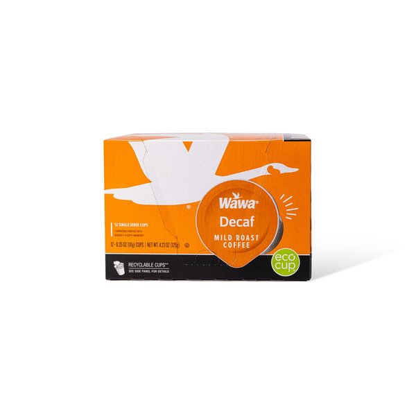 Wawa Single Cup Coffee Pods – Decaf – 1 box (12 pods total)