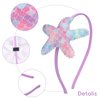 8pcs Starfish Headbands Laser Sea Star Hair Band Glitter Star Hair Hoop for Women Girls Toddler Head Wear Gifts Hair Accessories Birthday Wedding Pool Party Decoration
