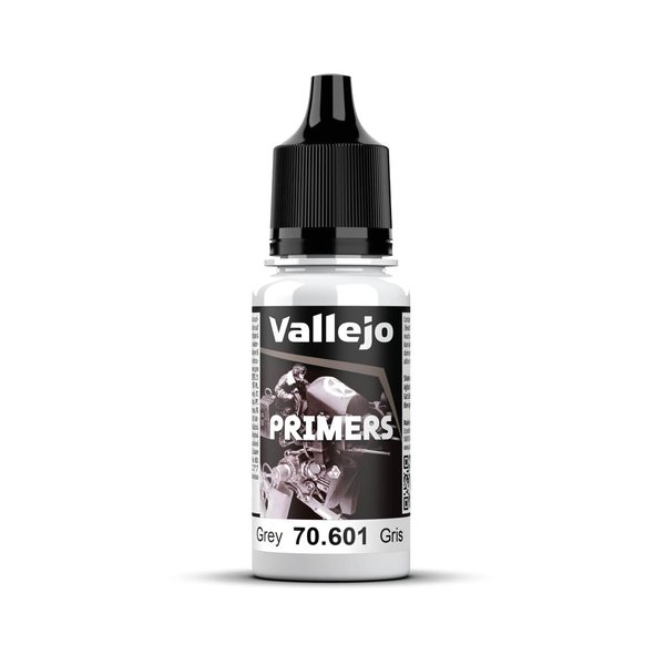 Vallejo Acrylic Paint, SURFACE PRIMER 70.601 Grey Gris