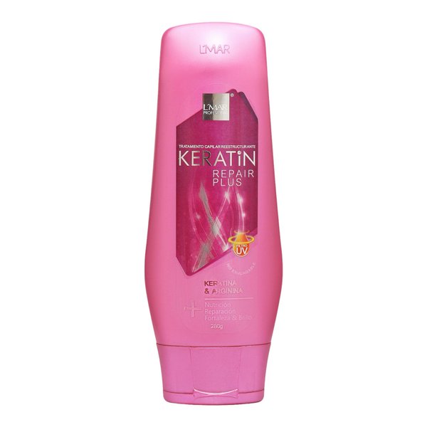 L'mar Keratin Repair Plus Leave In UV Filter Restructuring Hair Treatment +Nutrition | Lmar Tratamiento Capilar Reestructurante Queratina y Arginia +Nutricion +Reparacion +Fortaleza 9.8oz-280gr