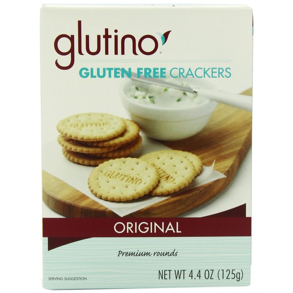 Glutino Gluten Free Crackers, Original, 125-grams (Pack of 3)