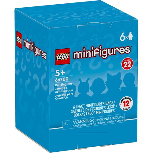 LEGO Minifigures Series 22 66700 Building Kit; Collectible Toys for Creative Fun for Ages 5+ (Pack of 6)