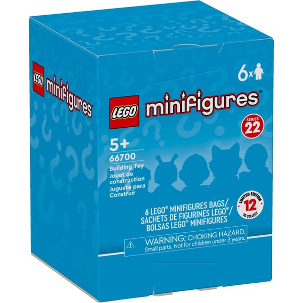 LEGO Minifigures Series 22 66700 Building Kit; Collectible Toys for Creative Fun for Ages 5+ (Pack of 6)