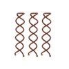 Kitsch Spin Pins for Hair - Spiral Hair Pins for Stylish Hairdos | Mini Spiral Bobby Pins for Girls | Stylish Bun Bobby Pins | Hair Spirals & Twist Tool - 3pc Set, Brown