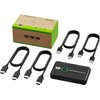 4K KVM Switch HDMI 2 Port Box, USB HDMI KVM Switches for 2 Computers Share Keyboard Mouse Printer and one HD Monitor, Support UHD 4K@60Hz, with 2 USB Cables and 2 HDMI Cables…